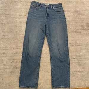 Madewell Curvy 90s straight leg jeans